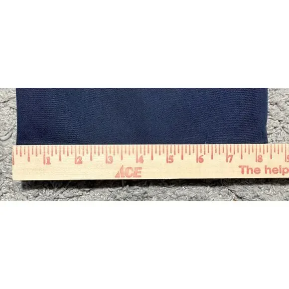 LL BEAN Women 10 Pet Blue Indigo Favorite Fit Chino Pants Wrinkle Resistant NWT - Picture 5 of 8